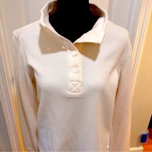 Pink & Gray Stripe Tee, Size M